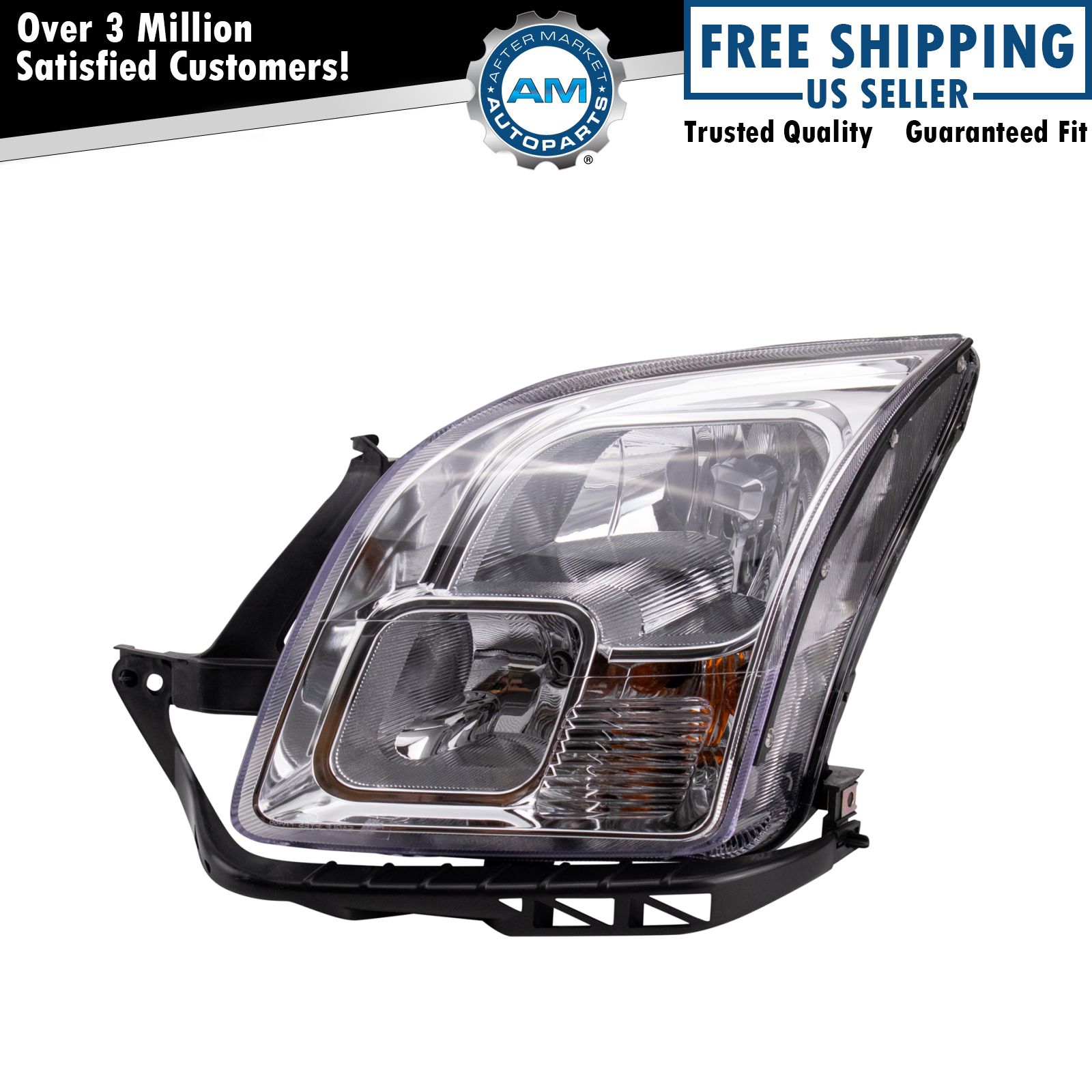 Left Headlight Assembly Halogen Drivers Side For 2006-2009 Ford Fusion FO2502219