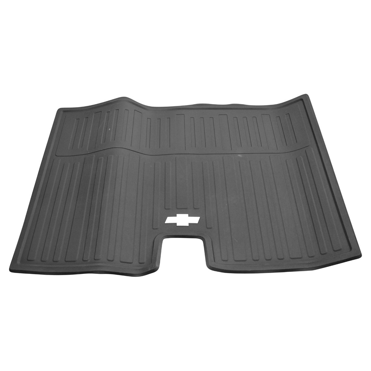 OEM All Weather Floor Mat Rear Cargo Area Ebony Rubber for Chevy