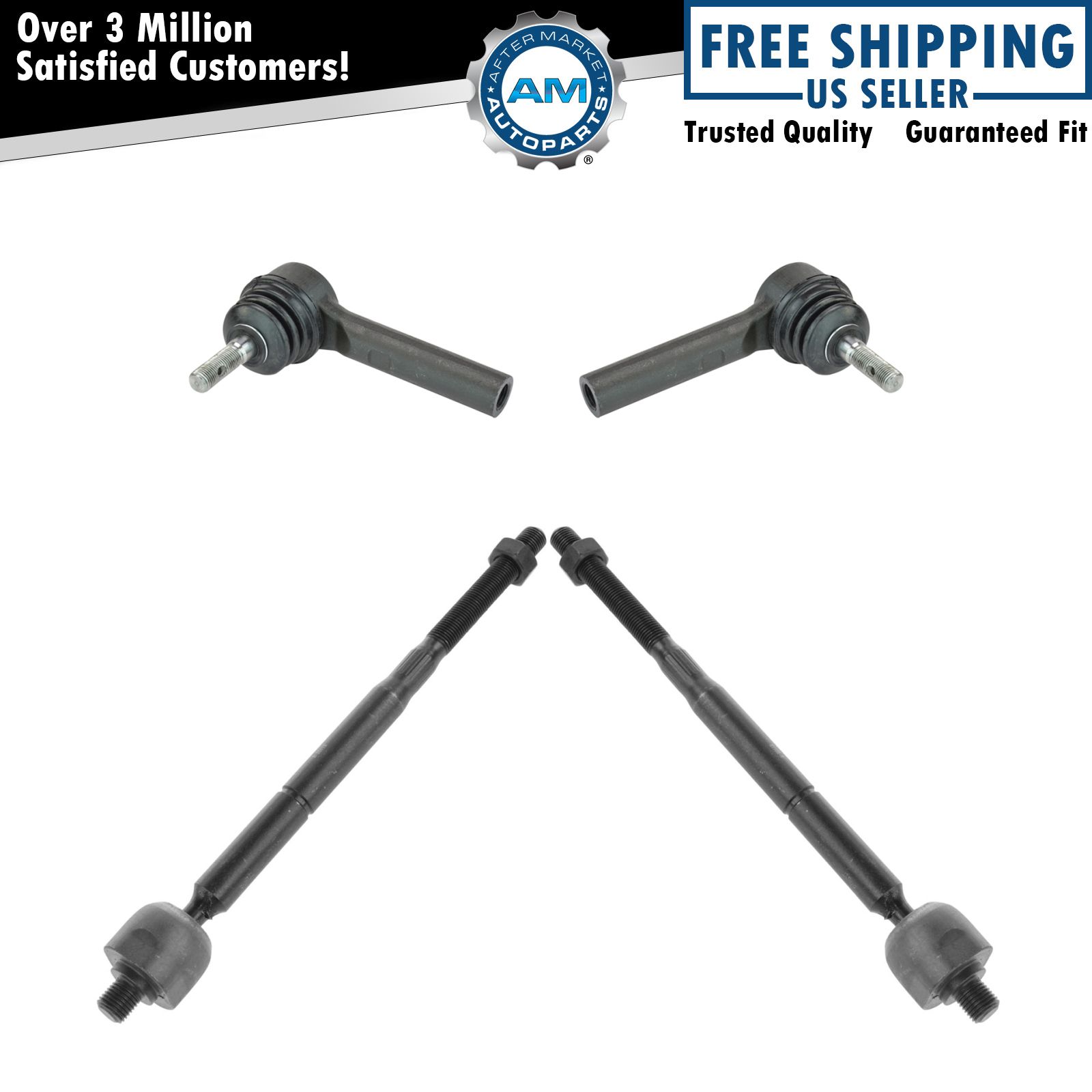 Tie Rod End Kit Inner Outer LH RH Set of 4 for Caliber Compass Patriot SUV New eBay