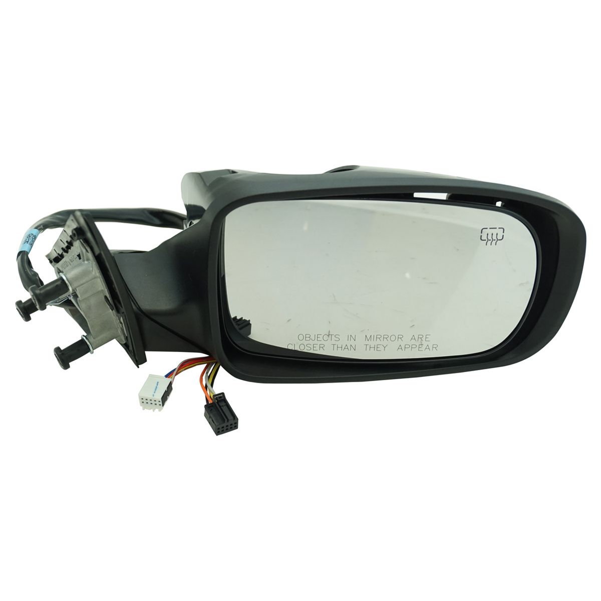 Exterior Power Heated Manual Folding Mirror Black PTM RH Side for Dodge