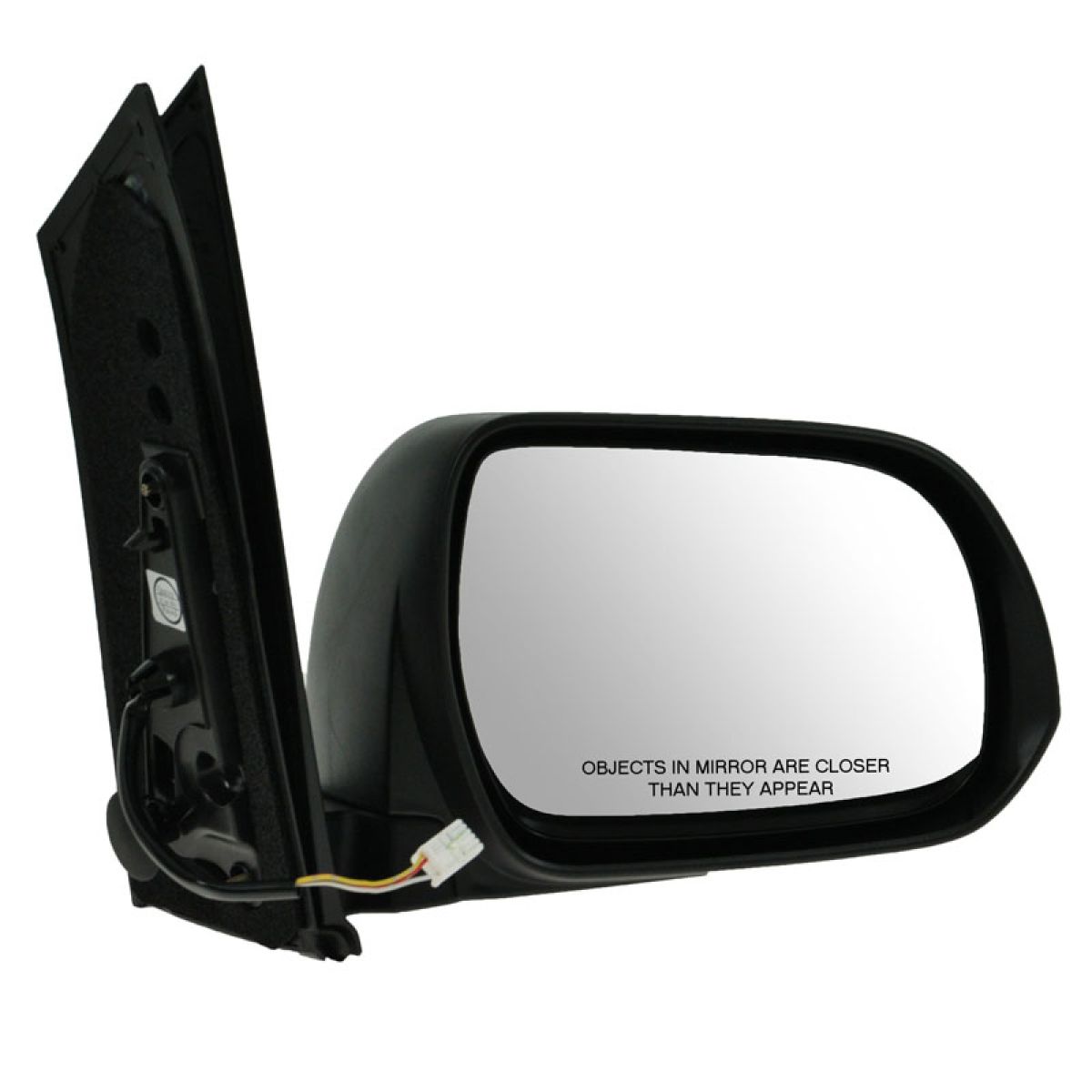 Power Mirror For 2004-2010 Toyota Sienna Passenger Side Heated Textured Black