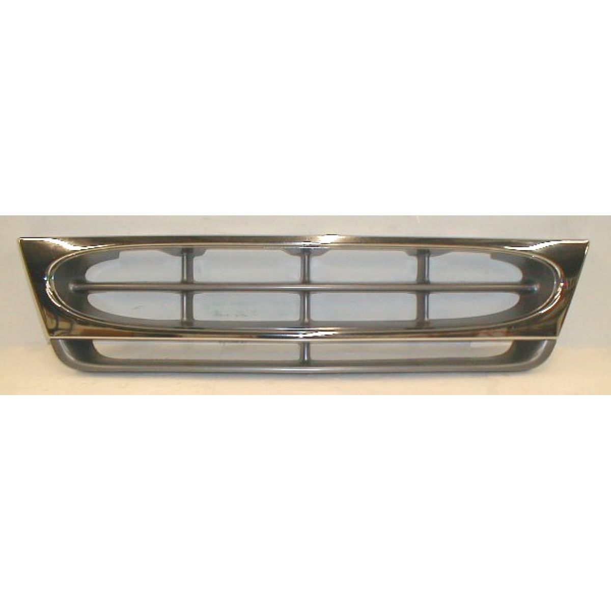 Grille Grill Chrome & Gray Front for 9702 Ford Van E150 E250 E350