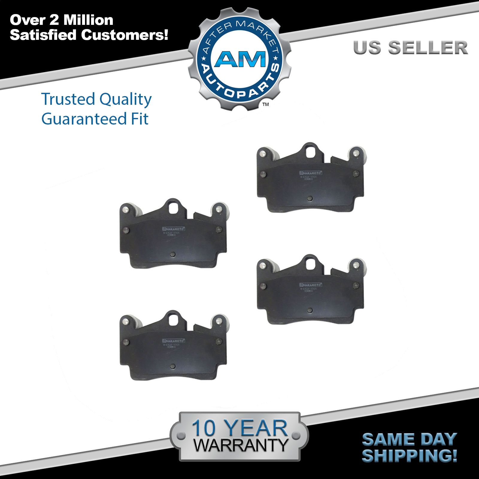 2003 2004 2005 2006 For BMW 760Li Rear Semi Metallic Brake Pads