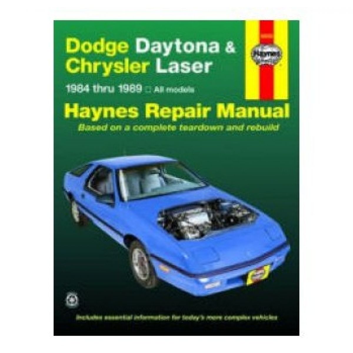 Haynes Repair Manual for 84-89 Dodge Daytona Chrysler Laser