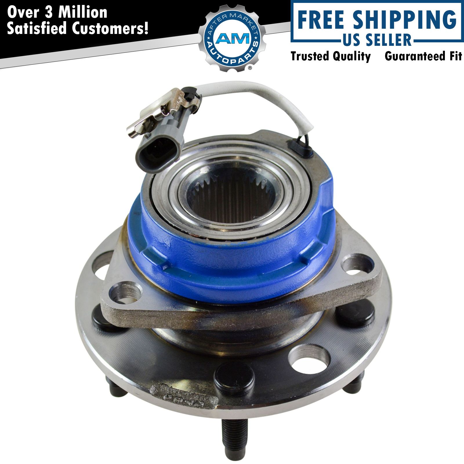 Front Wheel Hub & Bearing ABS for 1991-1999 Chevy Buick Cadillac Pontiac
