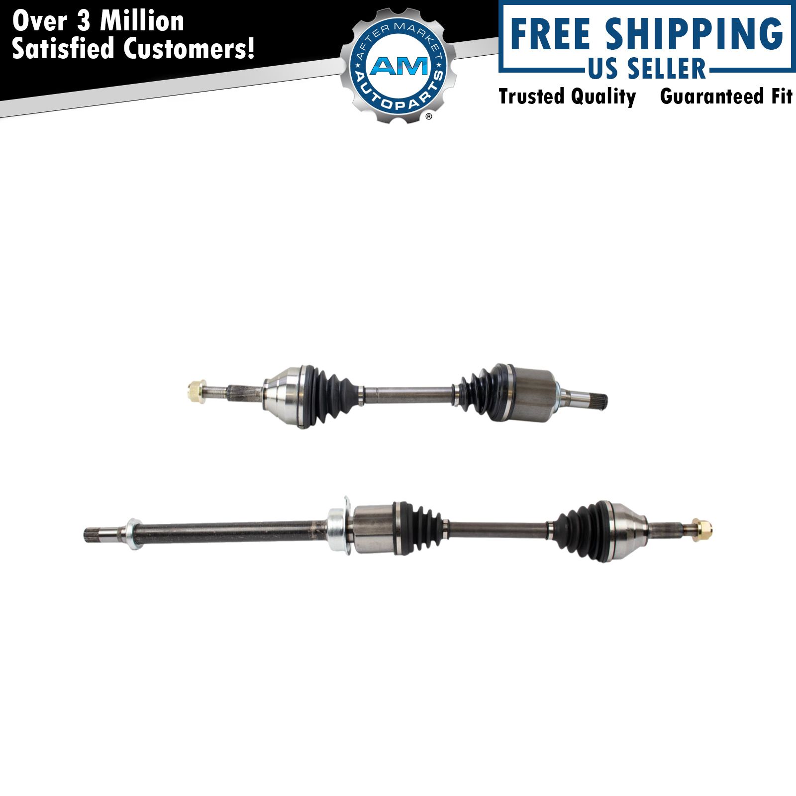 Front CV Axle Shaft Assembly Set Fits 2014-2018 Ford Explorer