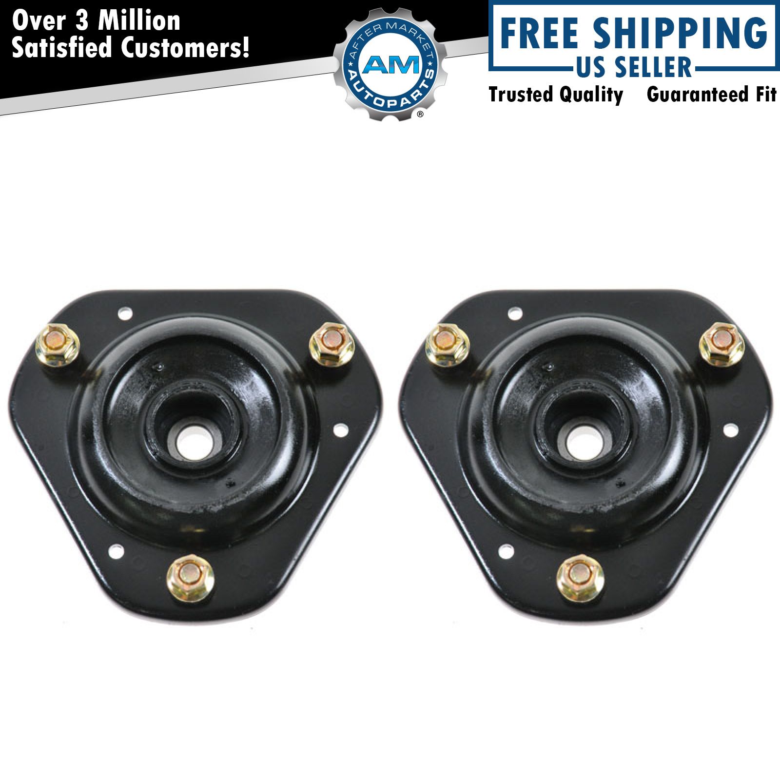 Strut Mount with Bearing Front Upper Left & Right Pair Set for ES250 Corolla