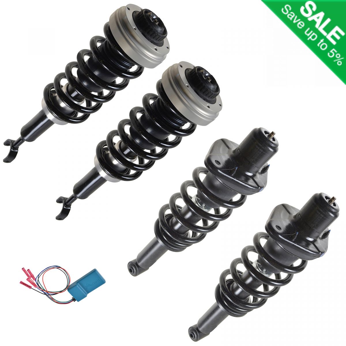 ARNOTT C-2130 Suspension Air Spring to Coil Conversion Kit Set for Audi Allroad