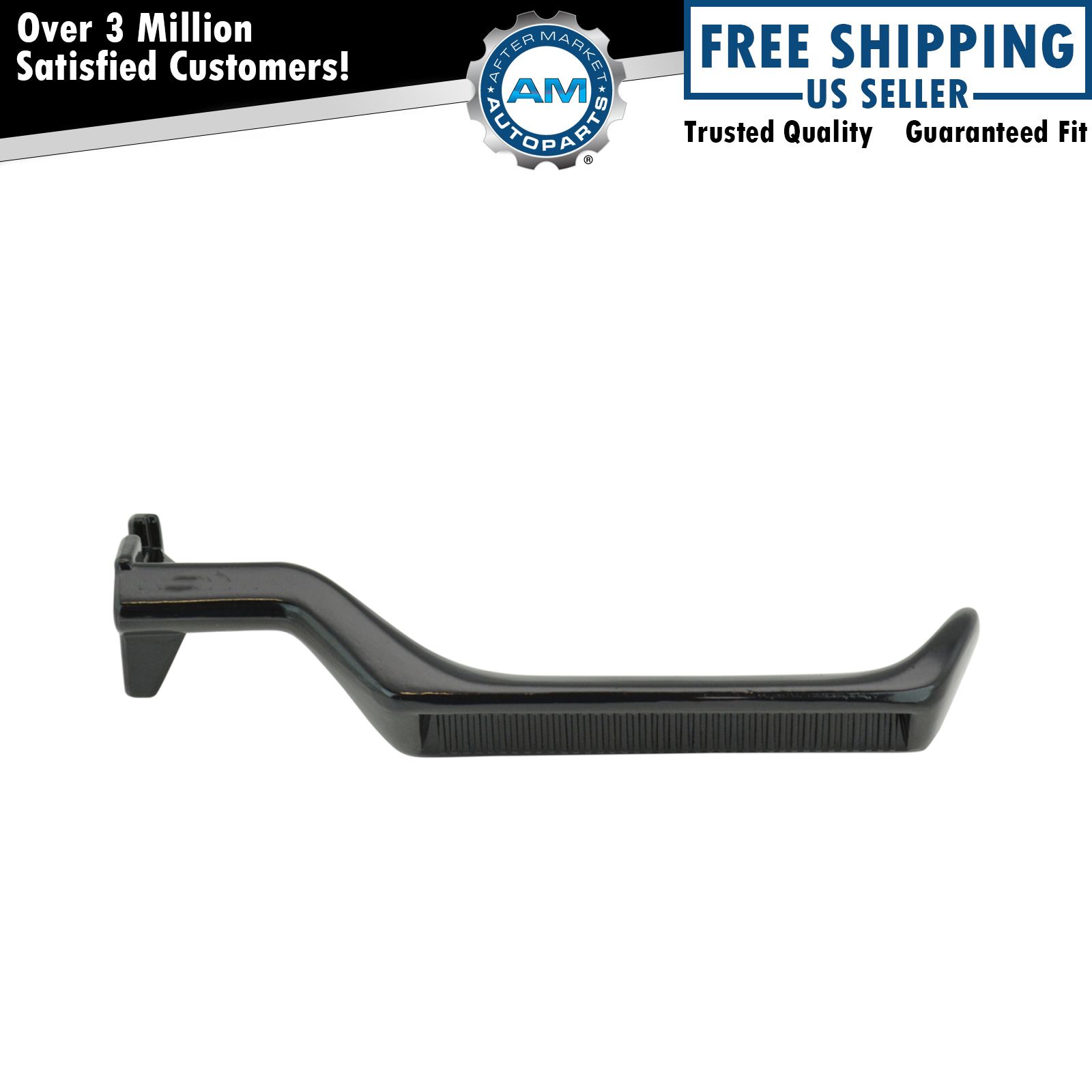 Door Handle Black Metal Inner Passenger Side RH for Ford Bronco F150 F250 F350