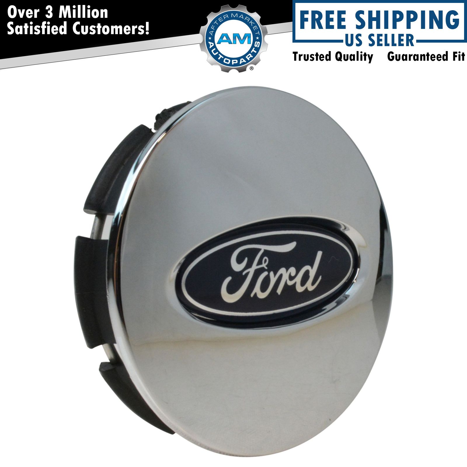 OEM BB5Z1130B Wheel Center Cap Chrome for Ford Truck SUV 18 Inch Wheel