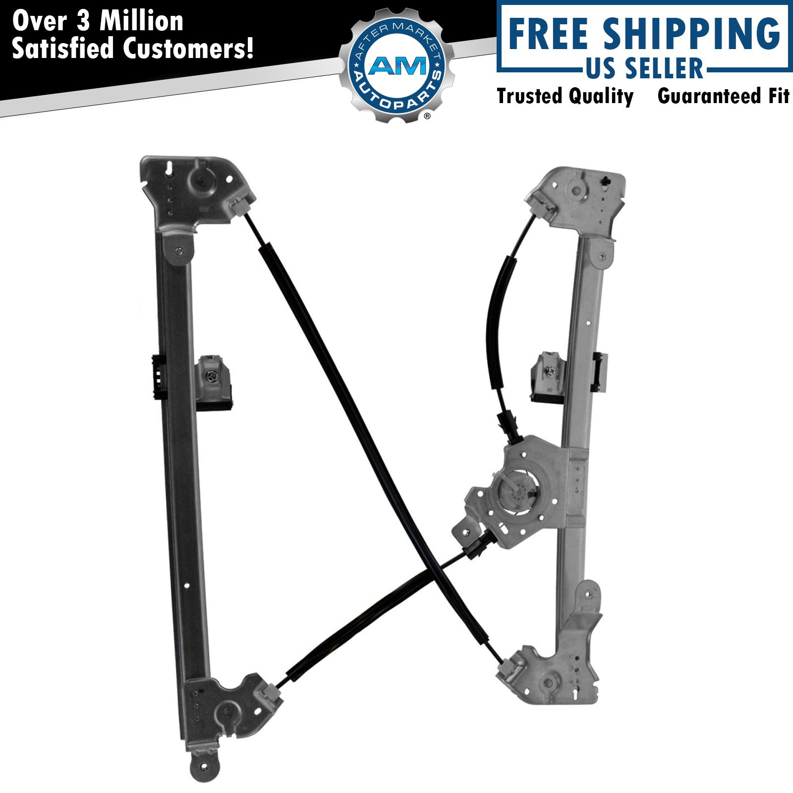 Power Window Regulator Front RH Passenger Side for 04-08 F150 LT Reg Crew Cab