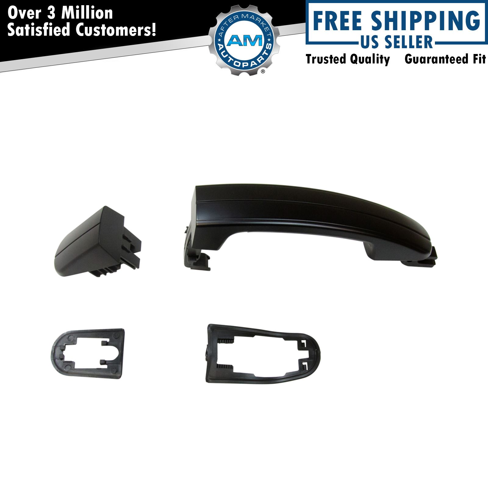 Rear Exterior Outside Sliding Door Handle Black PTM LH or RH for Transit Connect