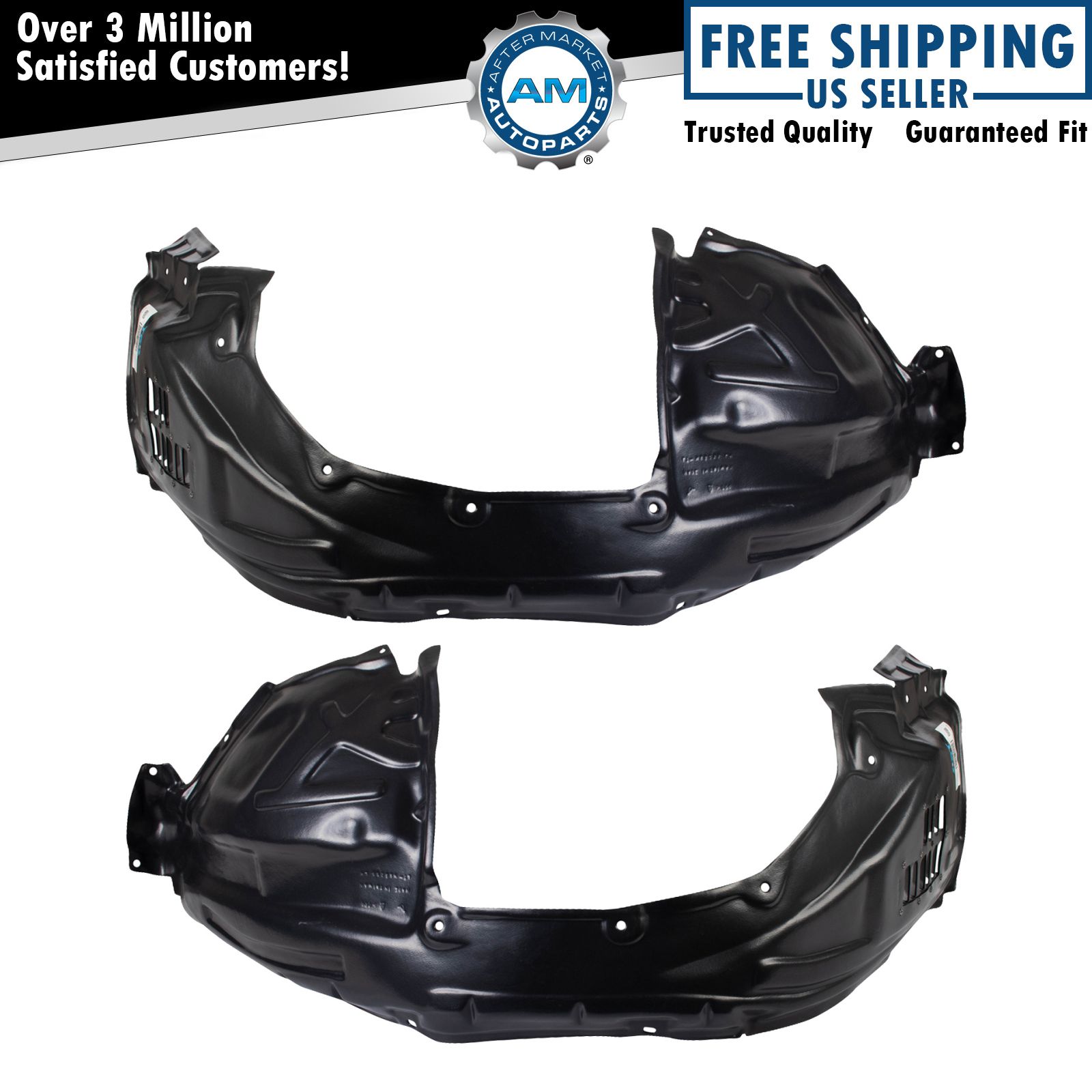 Inner Fender Liner Set For 2011-2014 Nissan Murano NI1248127 NI1249127