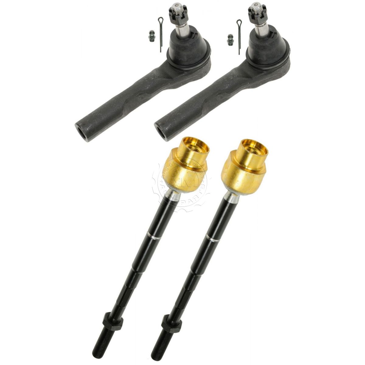 Tie Rod End Front Inner & Outer Kit Set of 4 for Malibu Maxx G6 Aura eBay