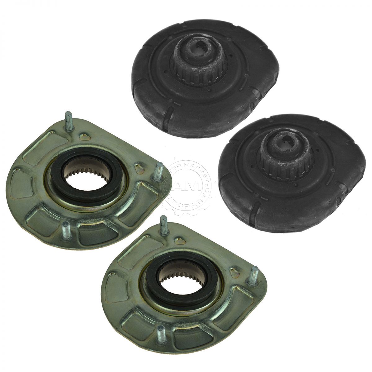 Strut Mount & Spring Seat Front Upper LH RH Set of 4 for S60 S80 V70