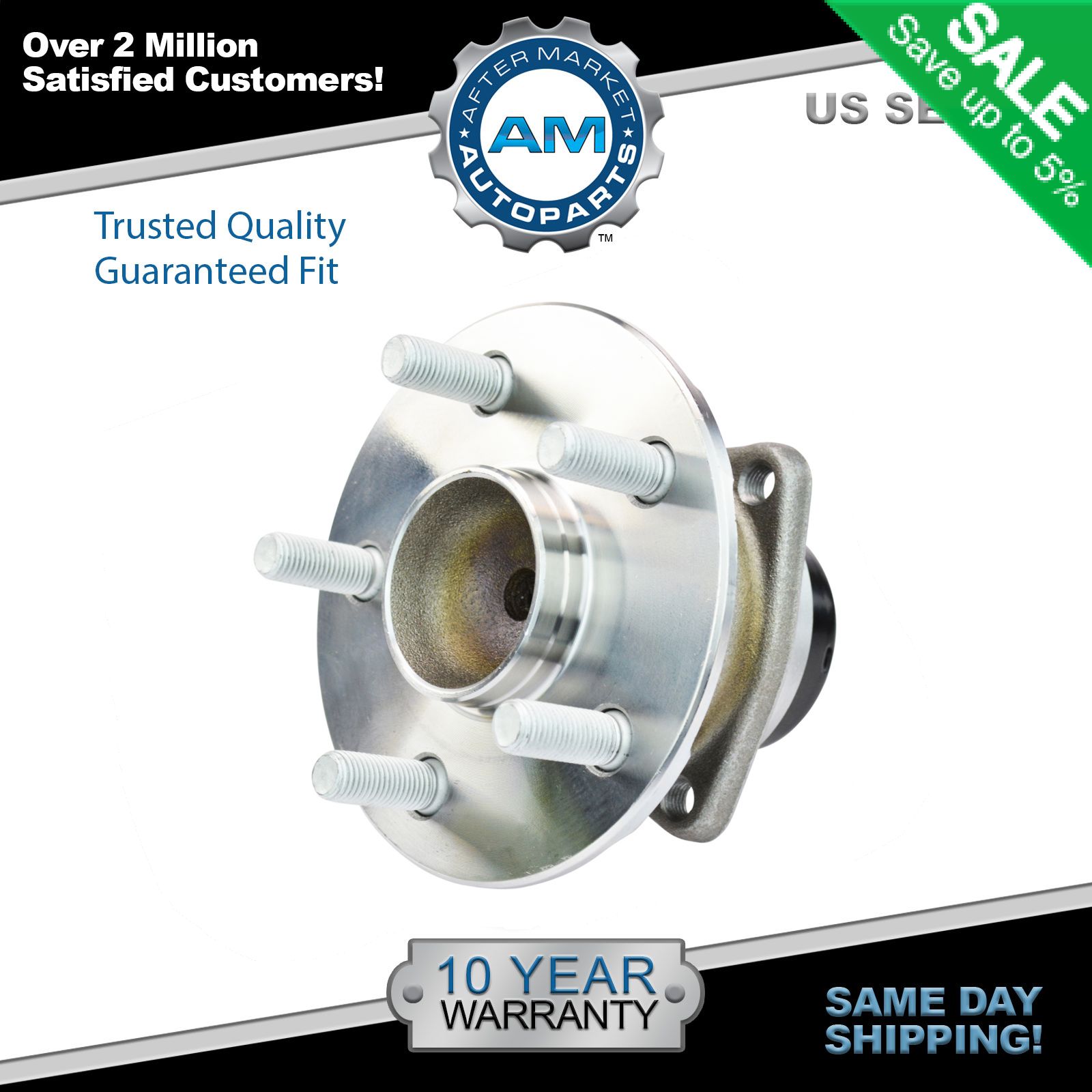 Rear Wheel Hub & Bearing Assembly for Scion Pontiac Toyota tC w/ ABS eBay