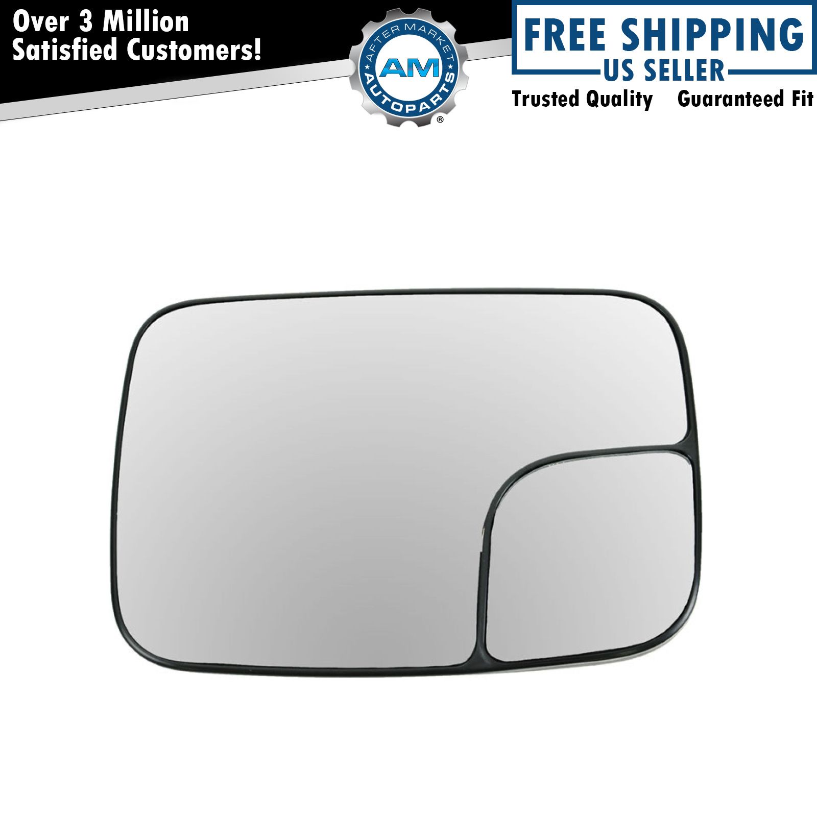 Dorman Tow Package Manual Mirror Glass LH Left for Dodge Ram 1500 2500 ...