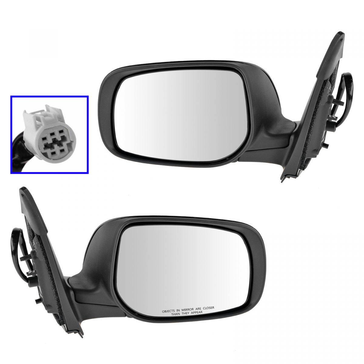 Power Door Mirror Right Passenger Side RH for 09-13 Toyota Corolla AM Autoparts