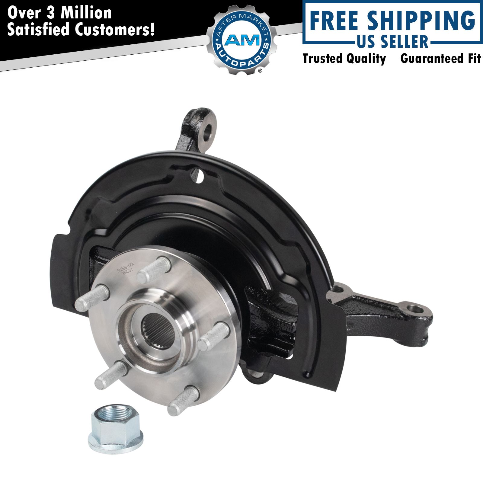 Complete Wheel Hub Bearing & Steering Knuckle Assembly RH for Nissan Altima