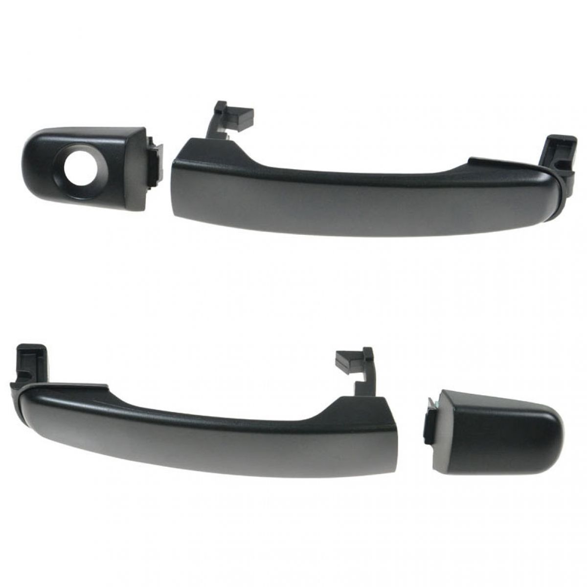 Details About Door Handles Outside Exterior Black Front Pair Set For Chevy Gmc Pontiac Buick