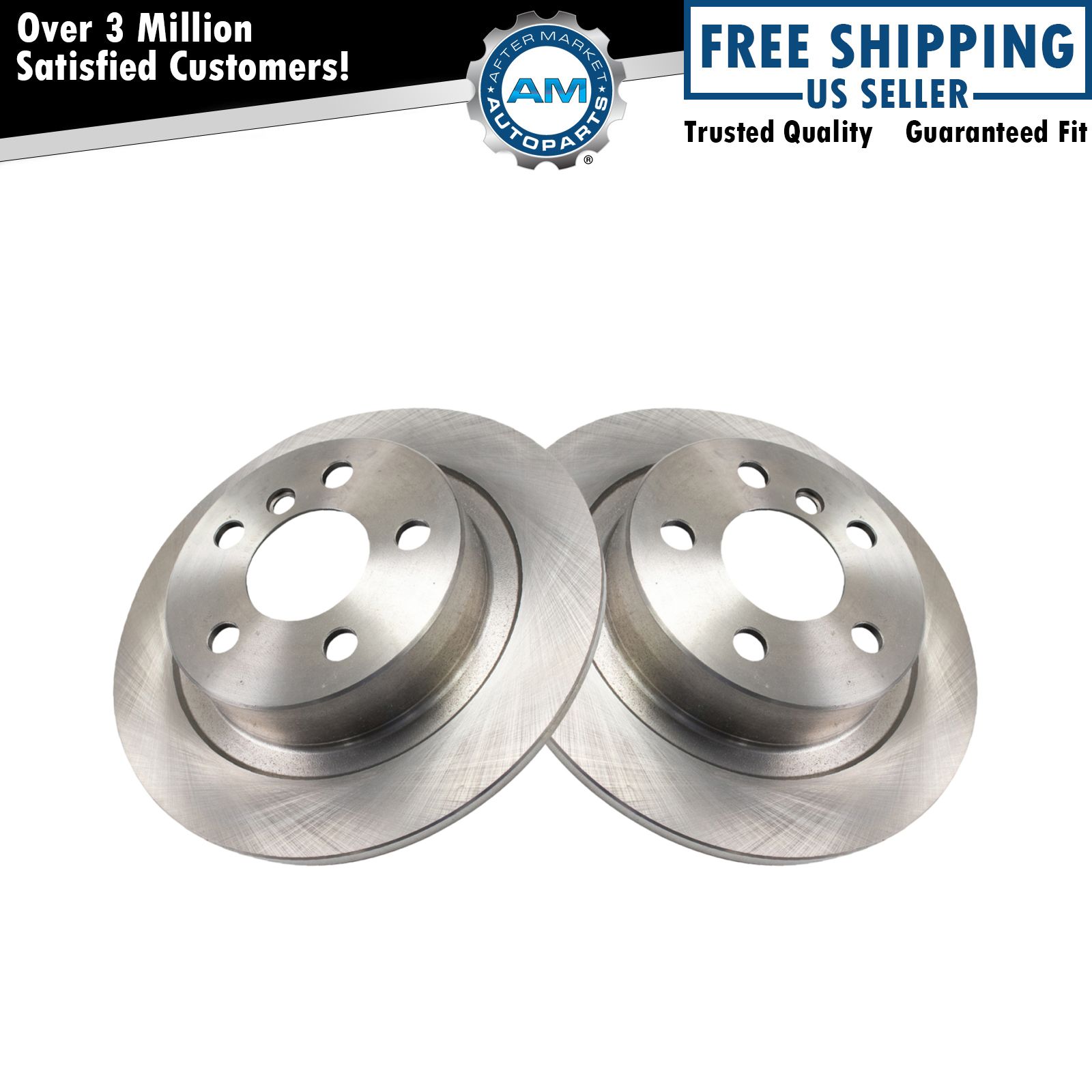 Rear Disc Brake Rotor LH RH Kit Pair Set of 2 for BMW i3 Mini Cooper