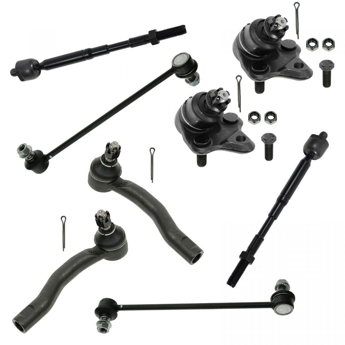 Steering & Suspension Kit Front LH RH Set of 8 for 0308 Toyota Corolla
