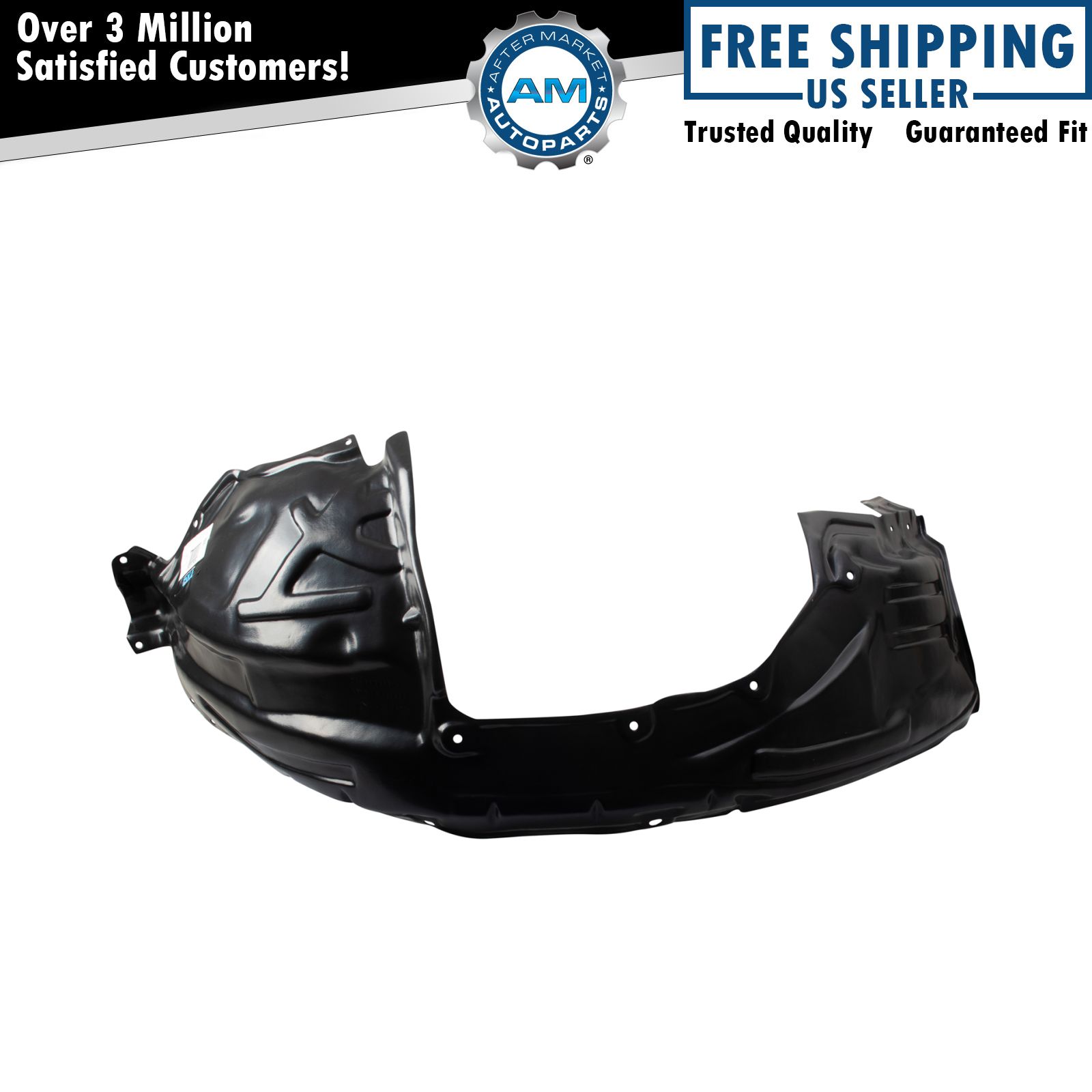 Front Right Inner Fender Liner Black For 2011-2014 Nissan Murano NI1249127