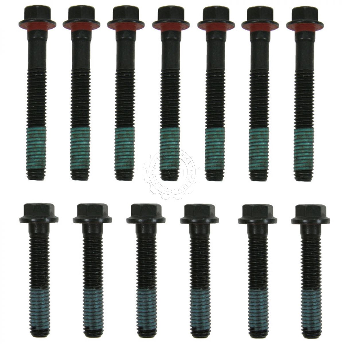 Engine Cylinder Head Stretch Bolt Bolts Set Kit for Buick Chevy Olds V6