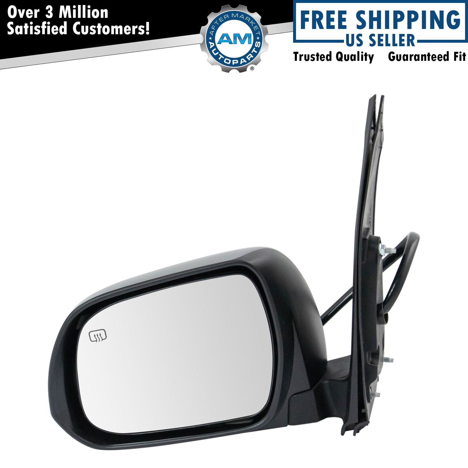 Side View Door Mirror Power Heated Paint to Match LH for Toyota Sienna Van New