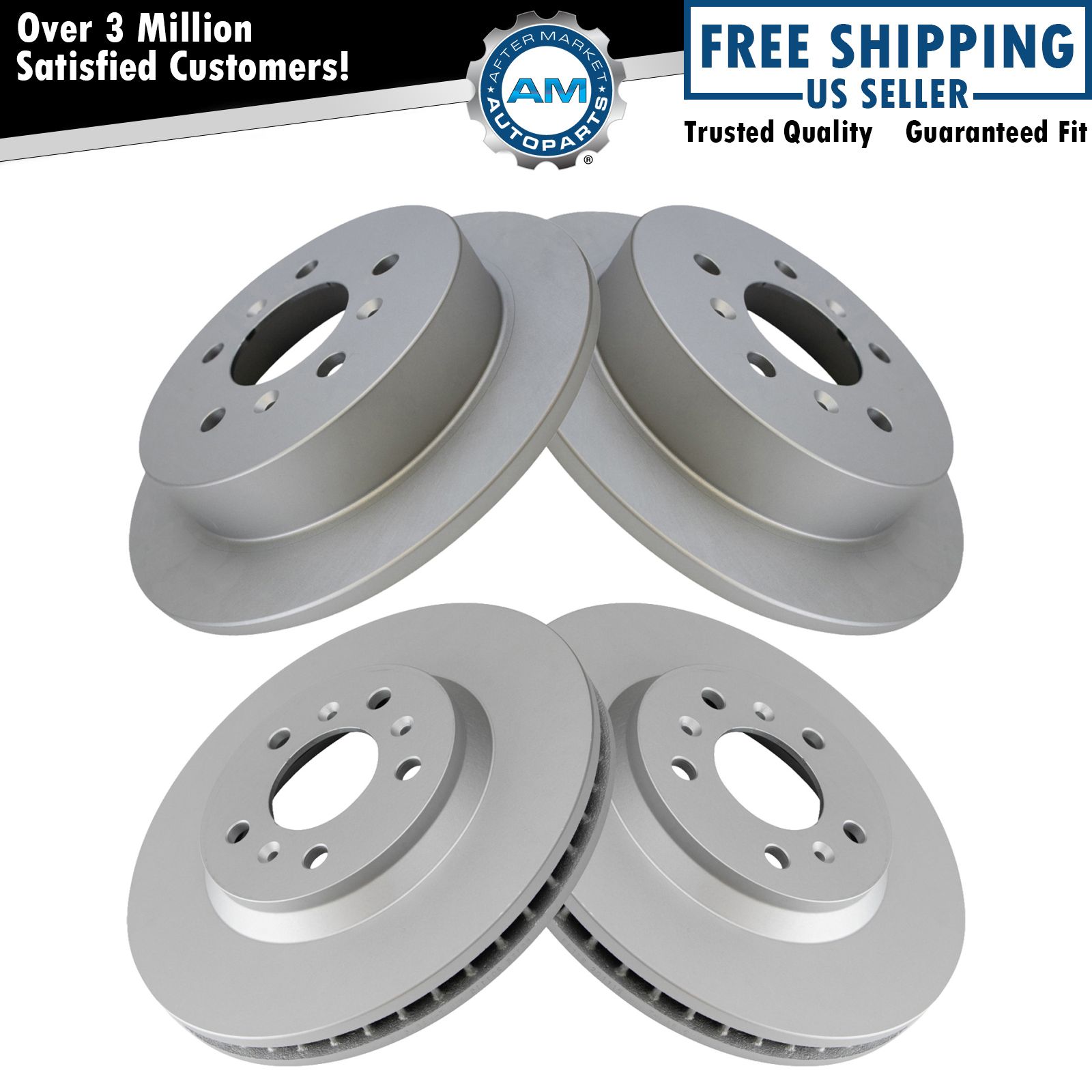 <b>4 Piece Brake Rotor Set</b>