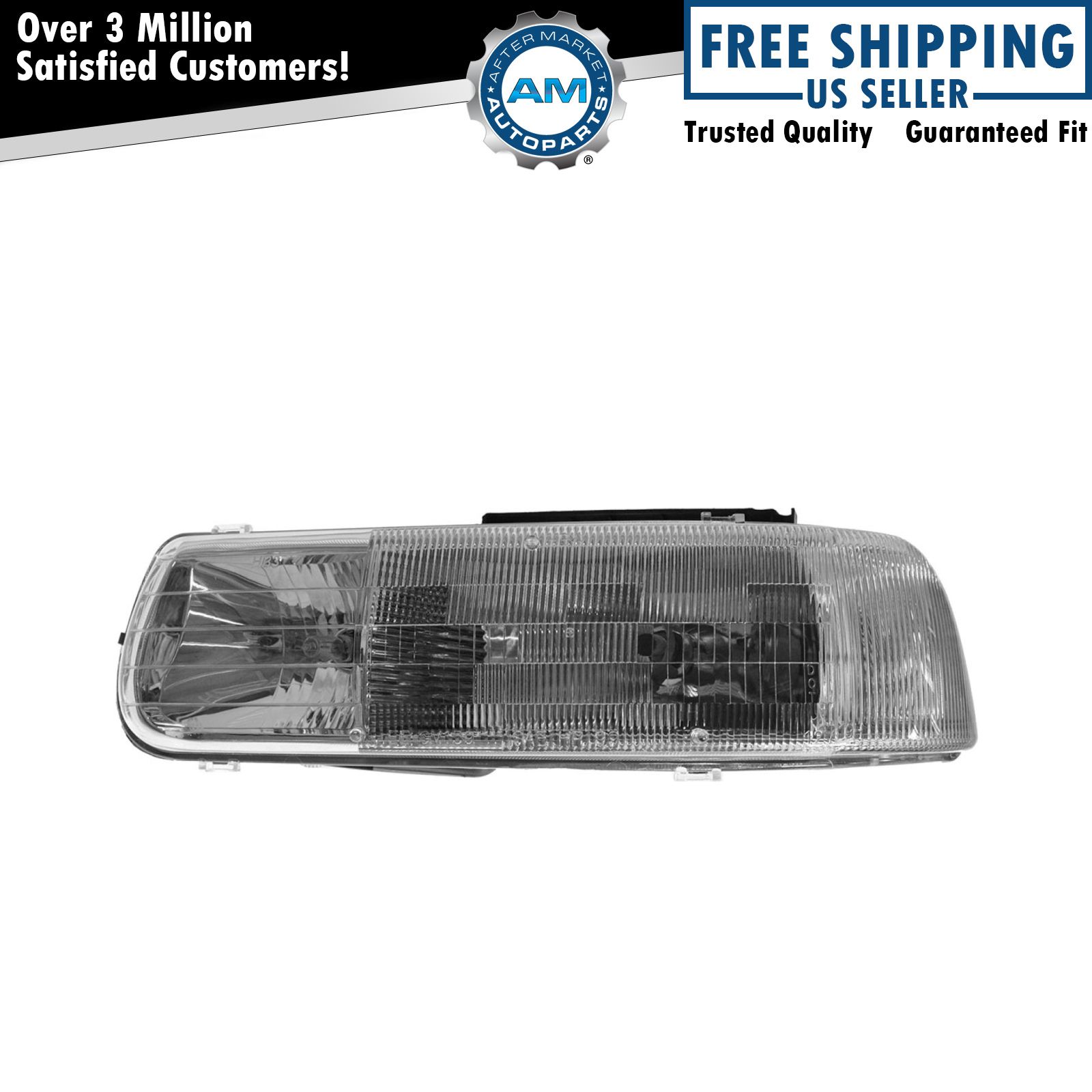 Headlight Headlamp Driver Side Left LH for Chevy Tahoe Suburban Silverado Truck