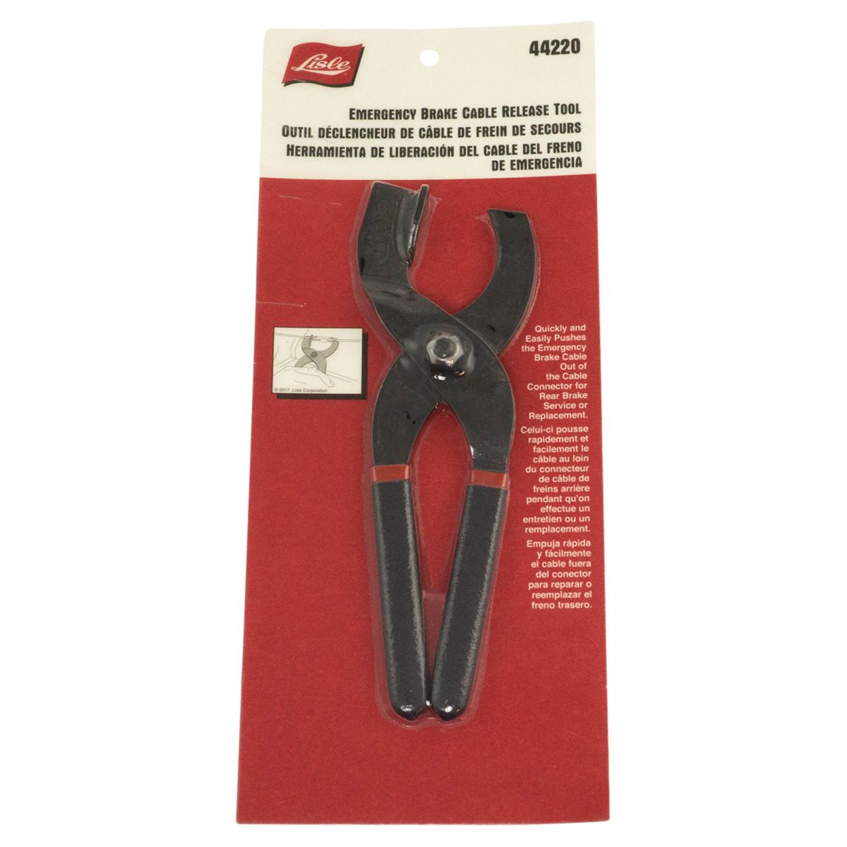 Lisle 44220 intermediate Emergency Brake Cable Release Tool Pliers eBay