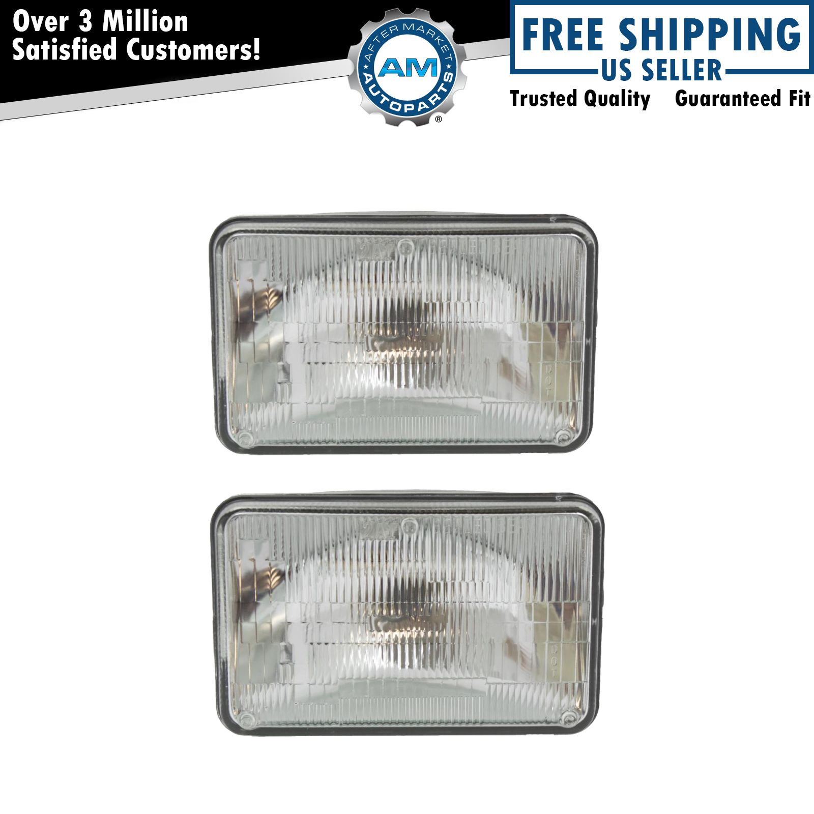 Headlight Assembly Set Fits Various Makes and Models