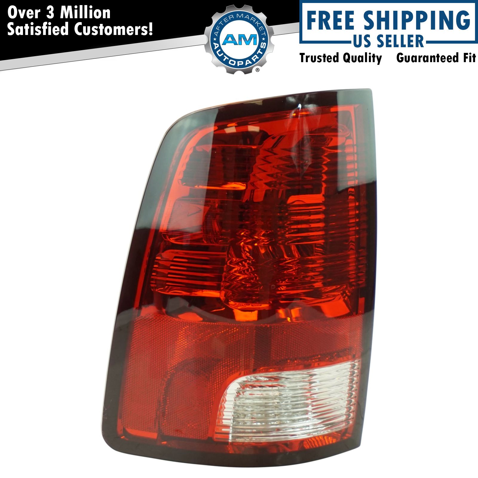 Left Tail Light Taillamp Rear LH Driver For 09-19 Dodge Ram 1500 2500 3500