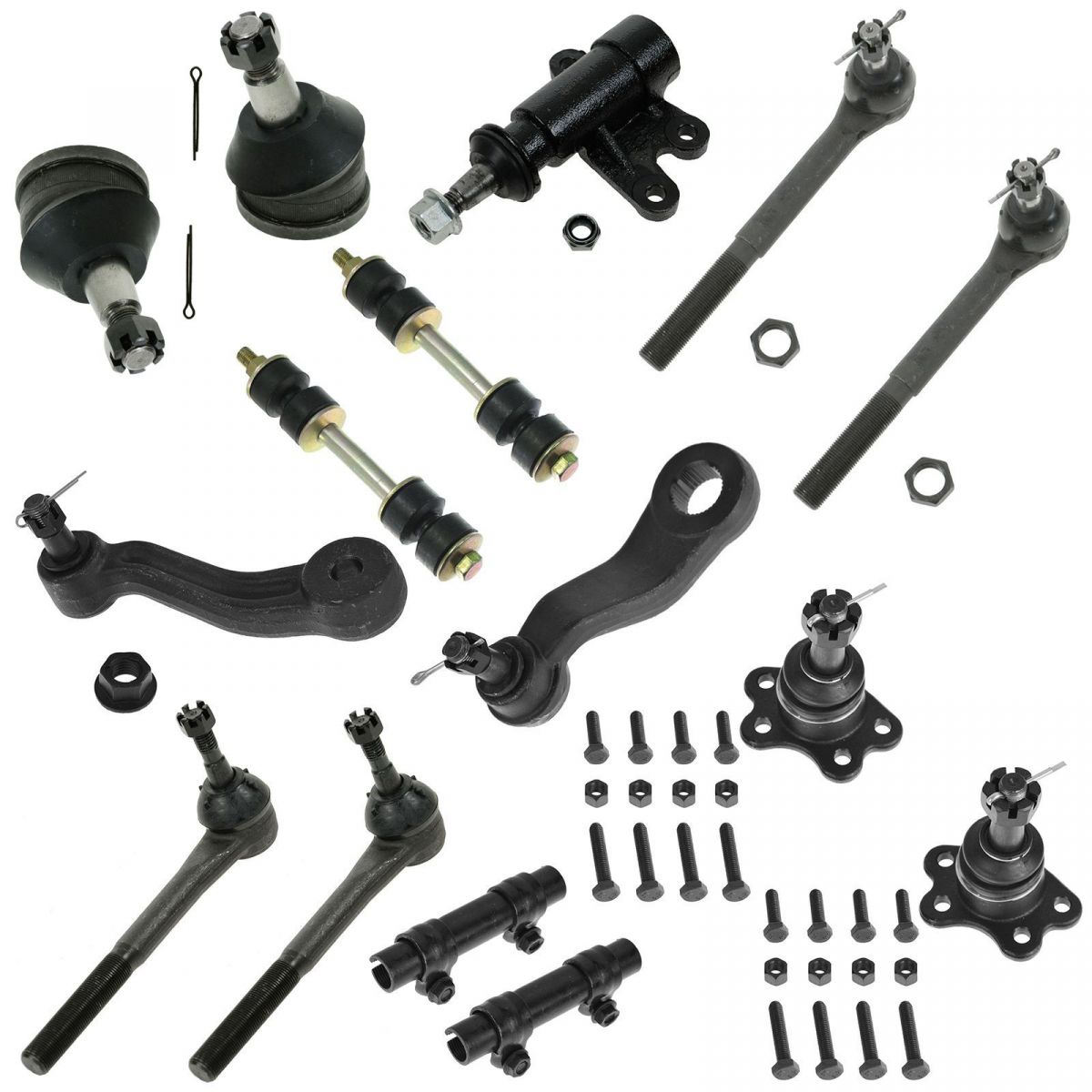 For 93 94 95 96 97 98 99 C1500 Tahoe 2WD 15pc Ball Joint Tie Rod Suspension Kit