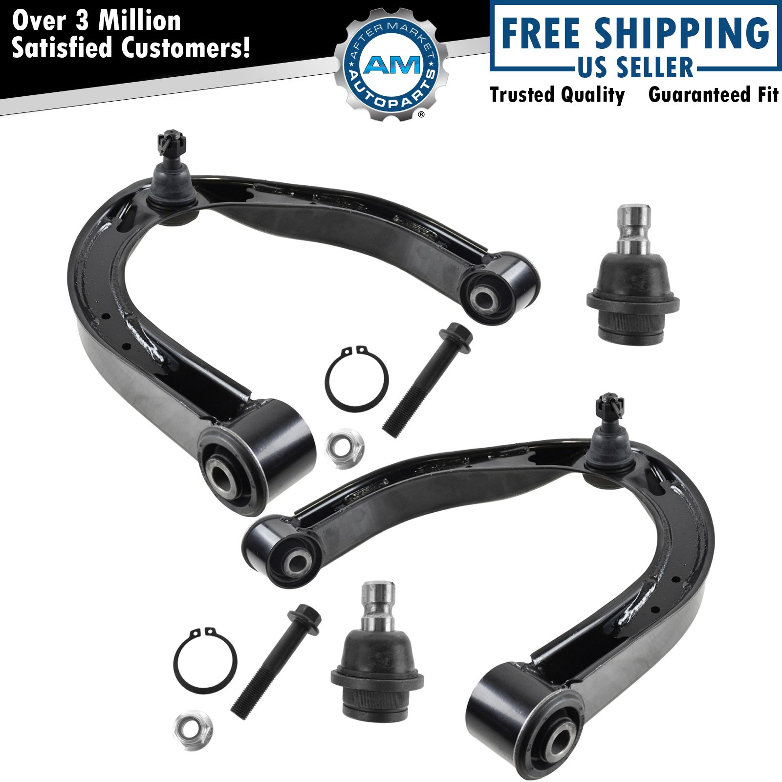 Front Upper Control Arm Lower Ball Joint Suspension Kit Set 4pc for Pathfinder