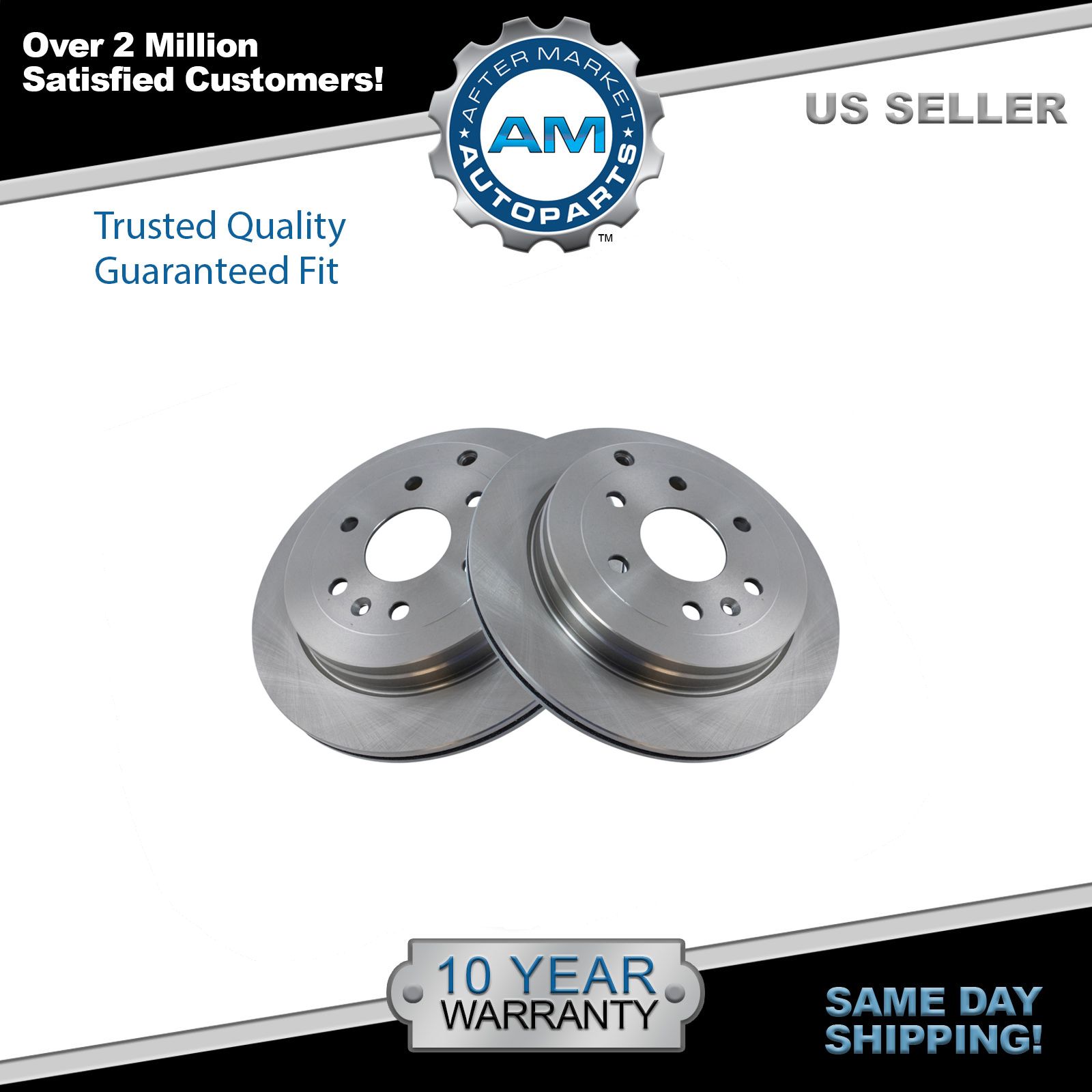 Front Rear Disc Brake Rotors And Ceramic Pads Kit For Chevrolet