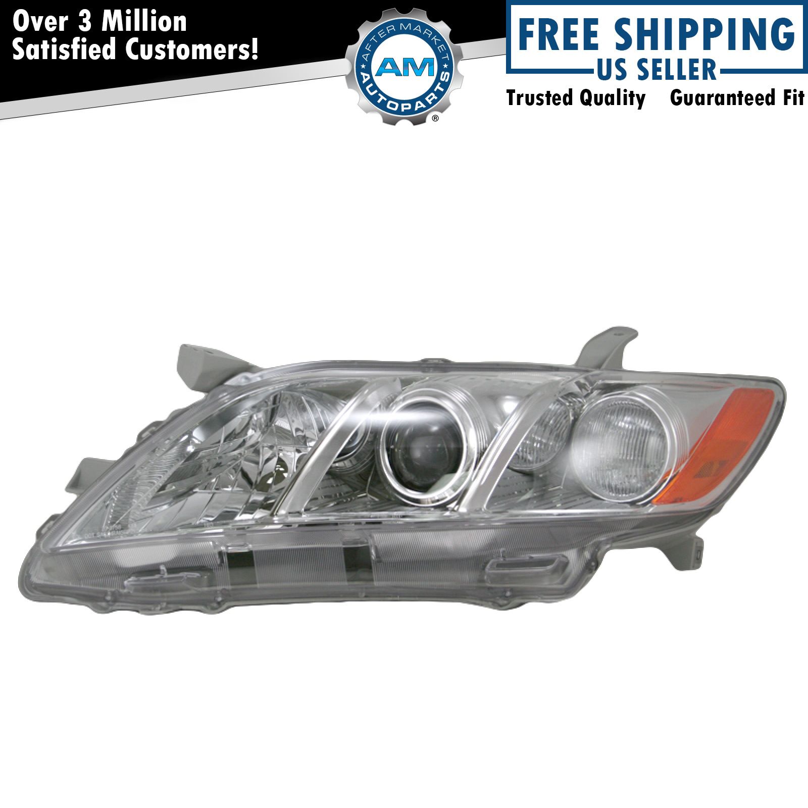 Left Headlight Assembly Drivers Side For 2007-2009 Toyota Camry TO2518105