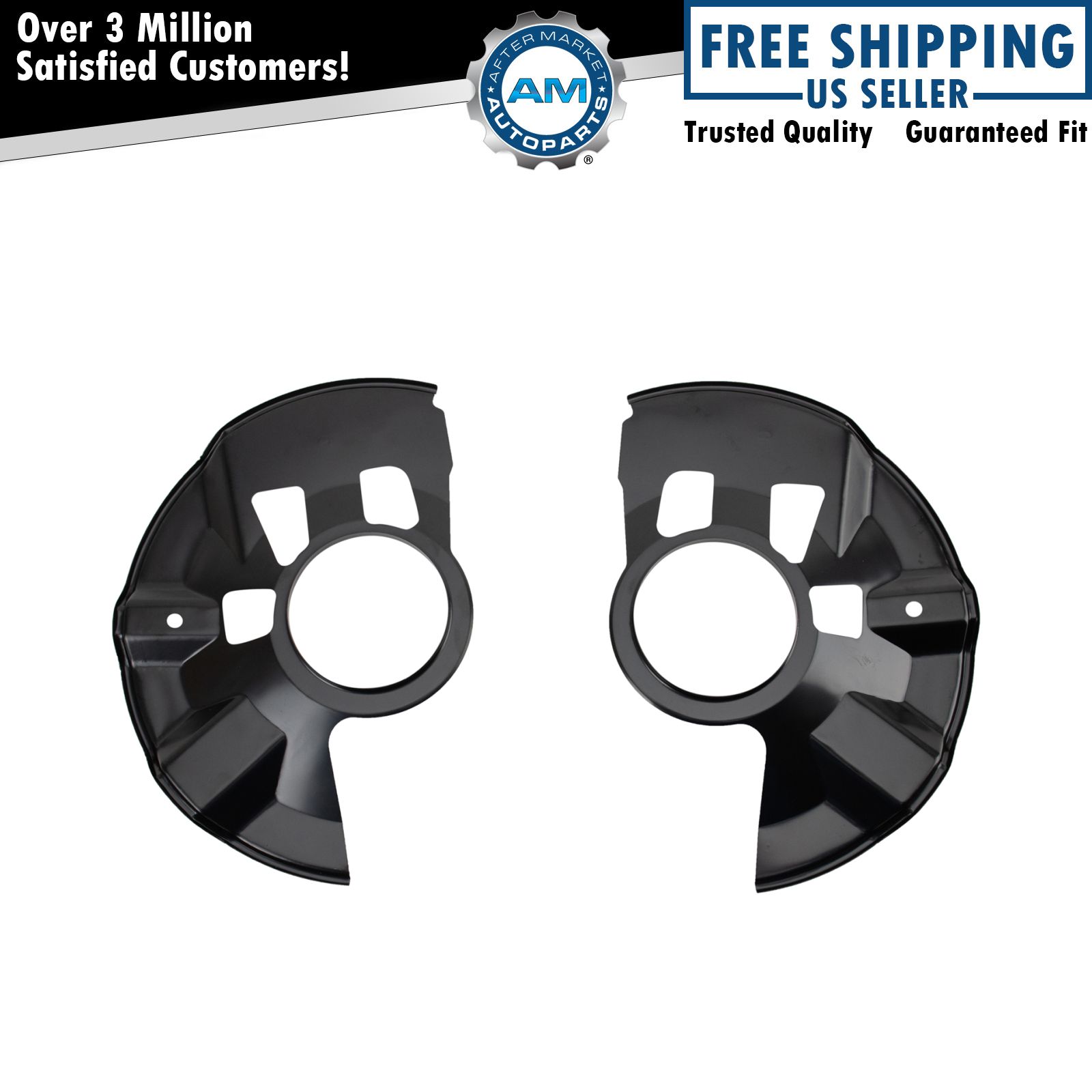 Front Brake Dust Shield Set Fits 2006-2012 Ford Fusion MKZ Milan