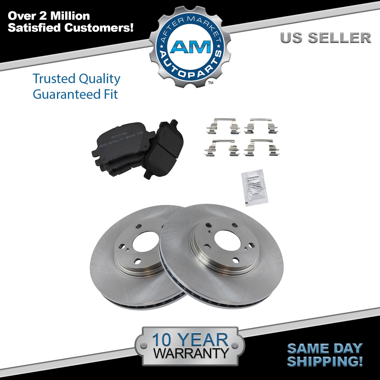 Front Semi Metallic Brake Pad & 2 Rotors Kit for 9903 Lexus RX300 eBay