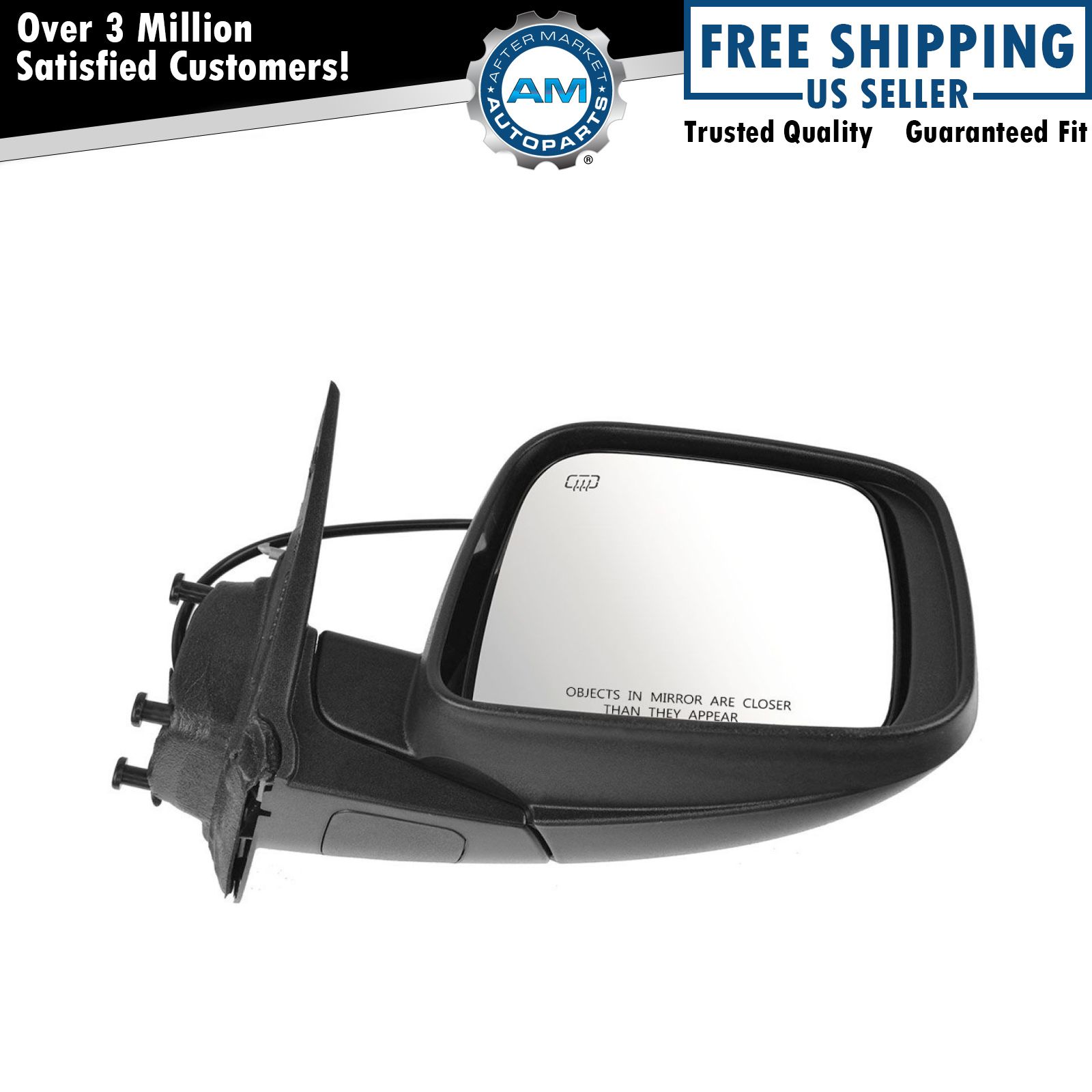 Right Passenger Side View Mirror Fits 2011-2018 Dodge Durango