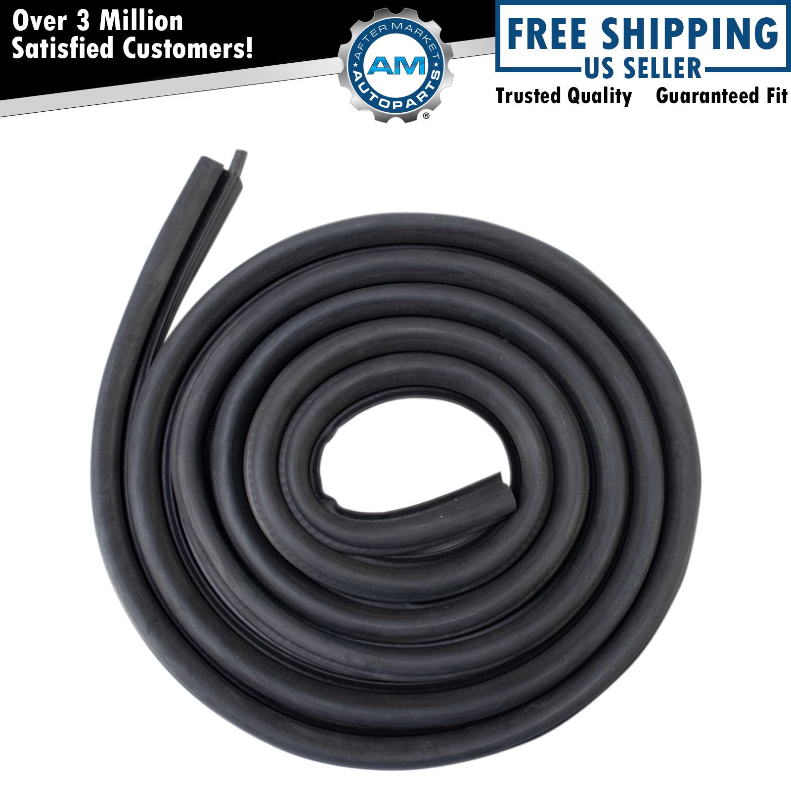 Front Door Weatherstrip Seal LH or RH Side for 07-14 Chevy Silverado GMC Sierra