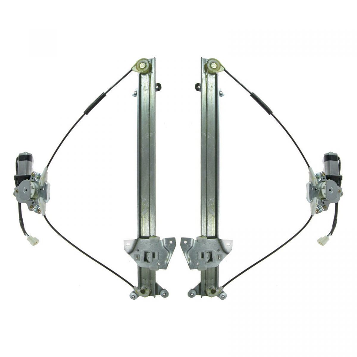 Front Power Window Regulators w/ Motors Left & Right Pair Set for 9200