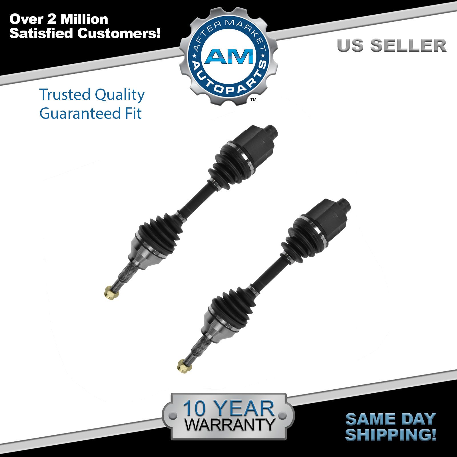 CV Axle Shaft Front Pair Set for Chevy Cobalt HHR Pontiac G5 Saturn Ion