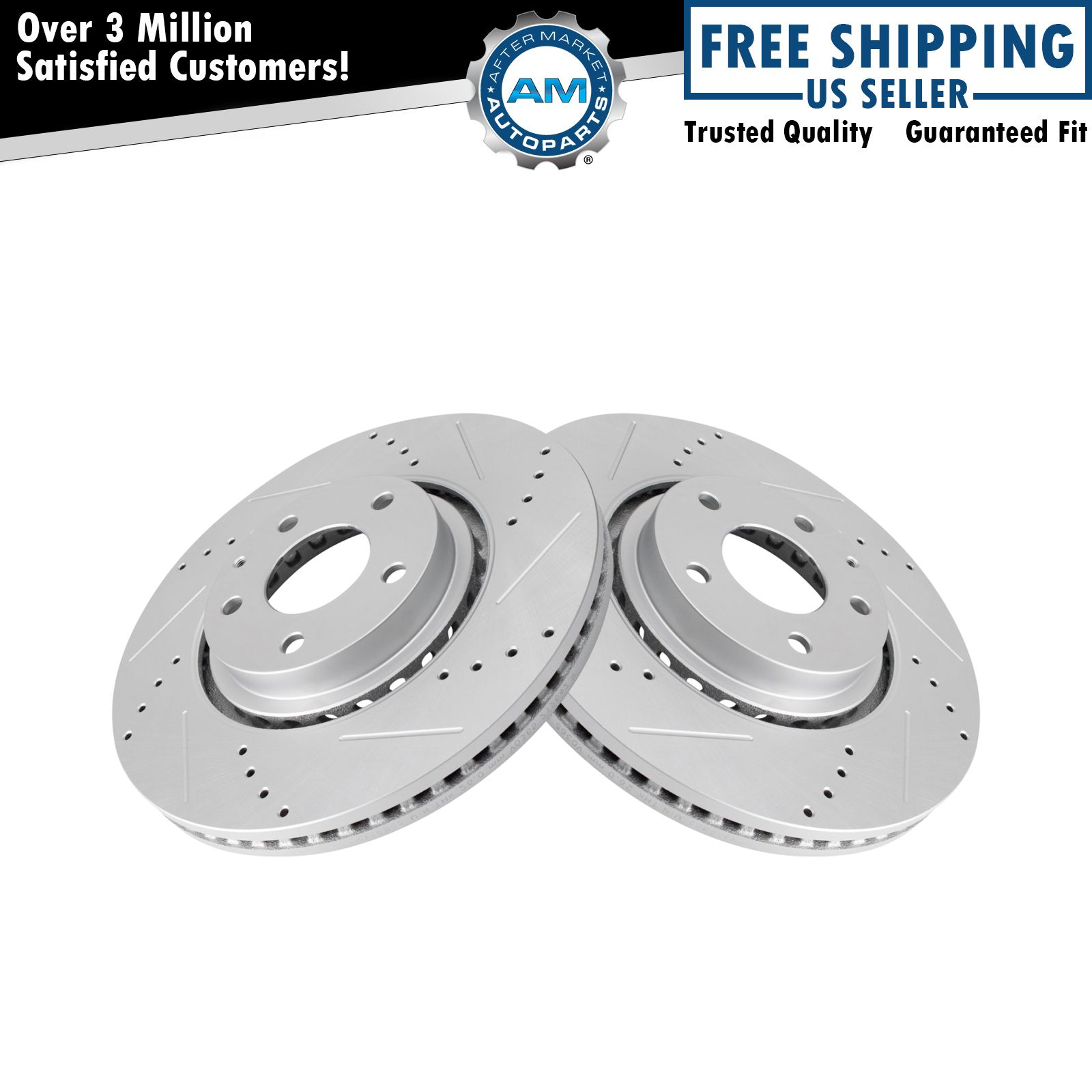 <b>2 Piece Brake Rotor Set</b>