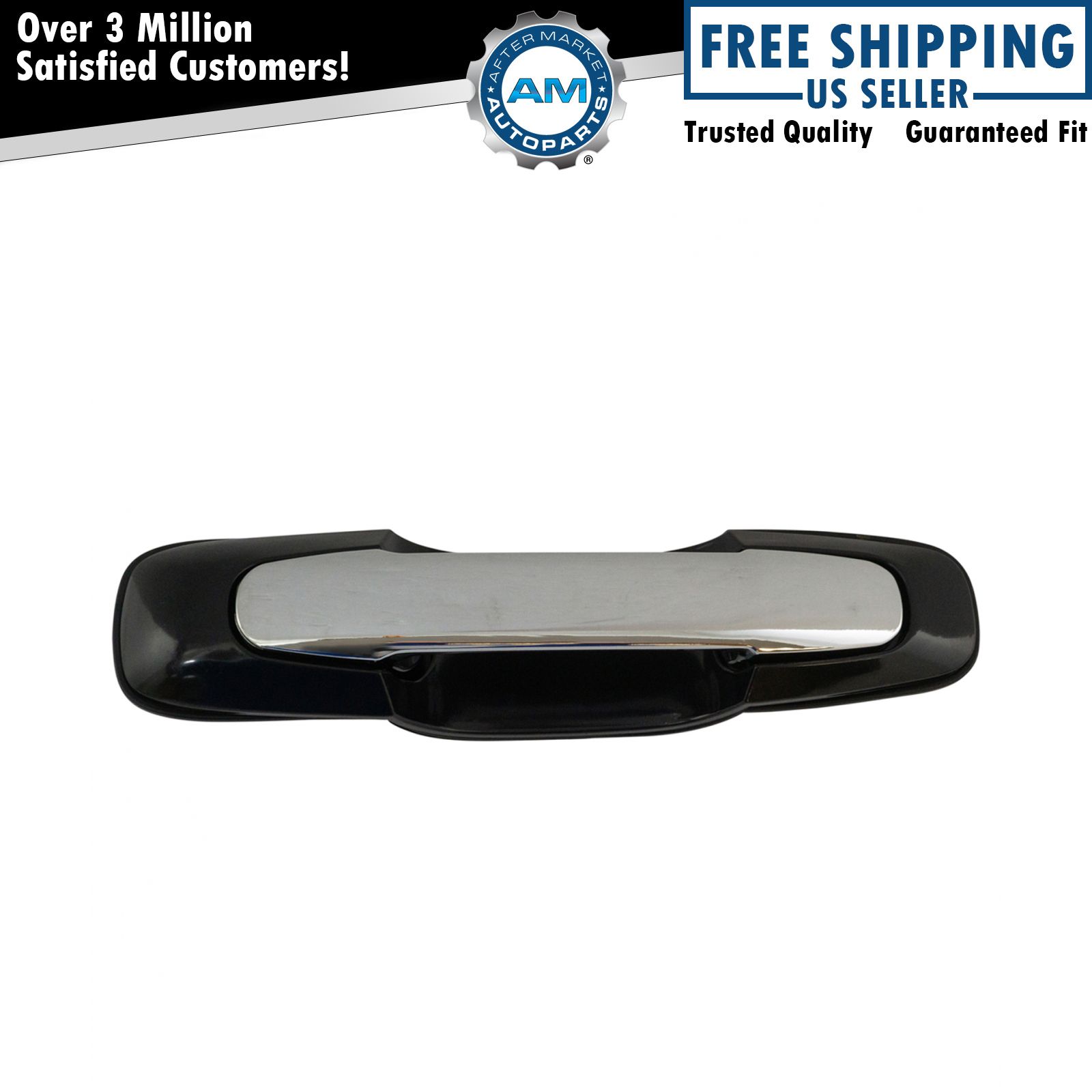 Outside Exterior Door Handle Chrome/Black Passenger Side Right RH for Suzuki