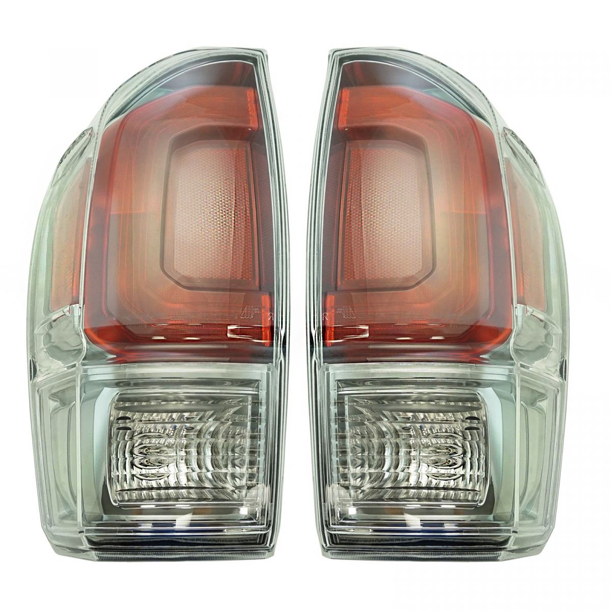 Tail Light Lamp Assembly w/ Clear Lens LH RH Pair for Toyota