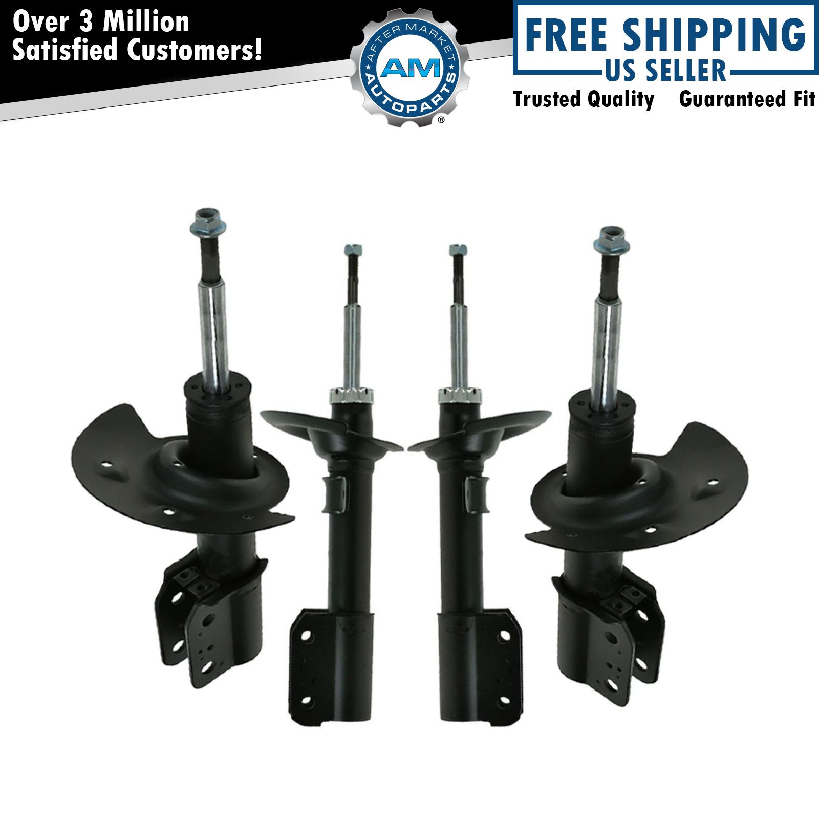 Shock Absorber Strut Assembly Kit Set of 4 for Buick Chevy Olds Pontiac FWD