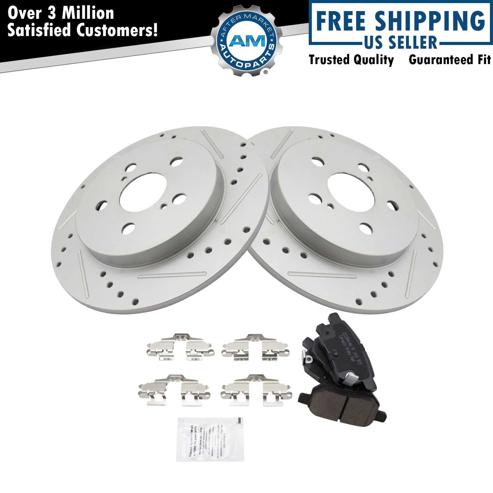 <b>Ceramic Performance Brake Pad & Rotor Kit</b>