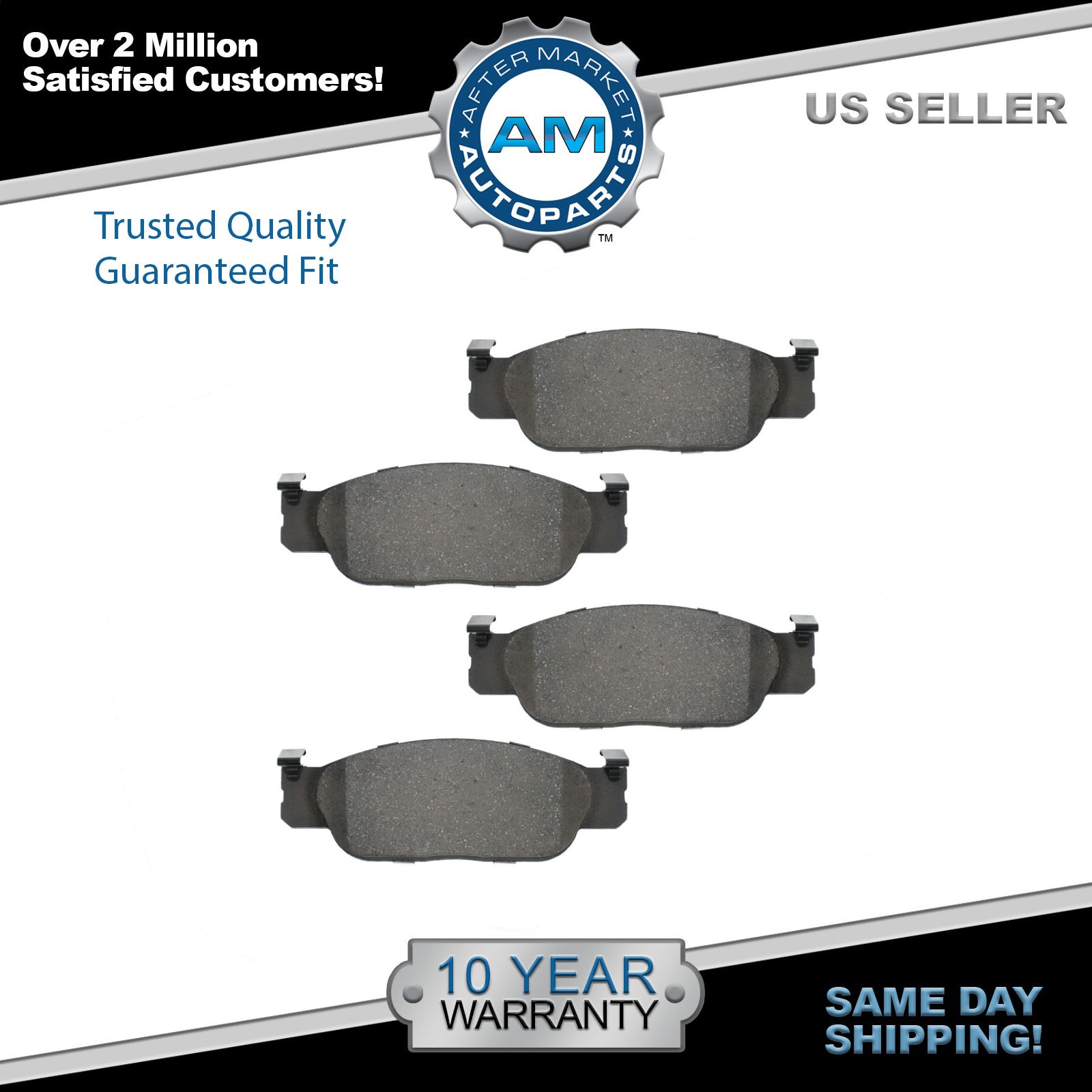 Nakamoto Front Ceramic Brake Pad Kit for Ford Edge Lincoln MKX Mazda CX-9 CX-7